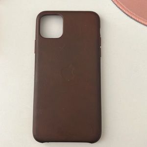 Leather iPhone 11 Pro Max case